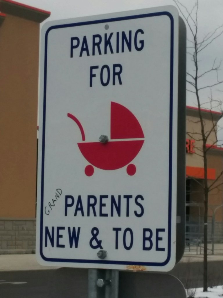 RealtorBradley's tweet photo. This was in a Walmart parking lot! When old people need good parking too. #realrebels https://t.co/a5AQneO4ZE