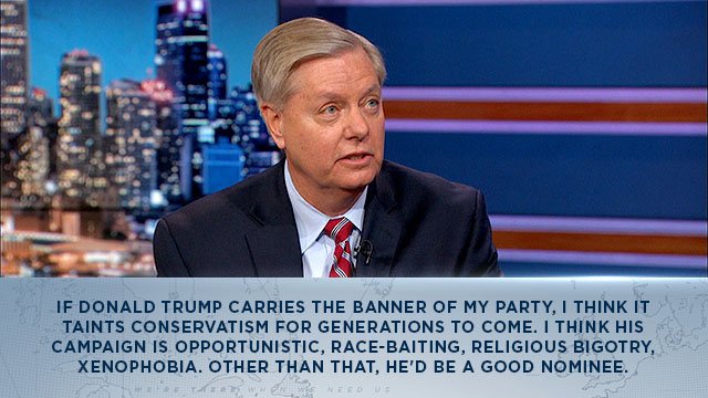 TheDailyShow's tweet image. “I’m saying my party’s completely screwed up.” - @LindseyGrahamSC 
Watch in full &amp;gt;&amp;gt; on.cc.com/1RjekPO