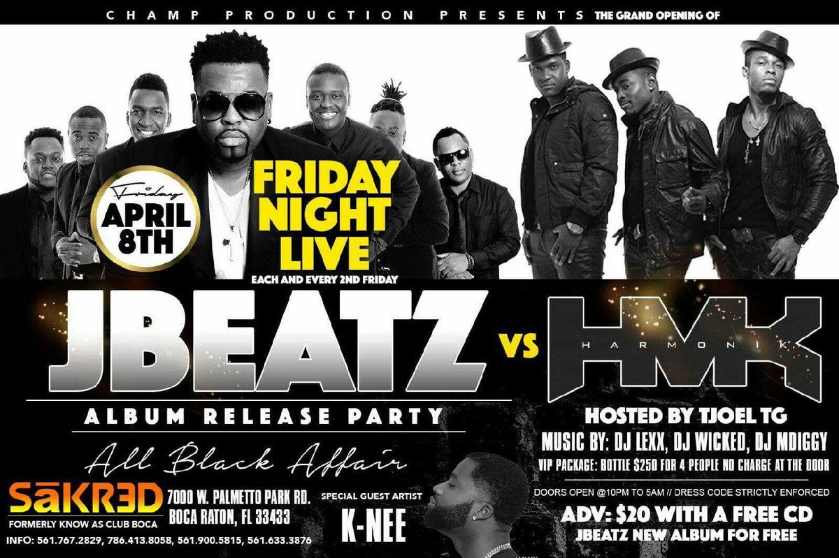 KNeeonceagain25's tweet photo. Friday it is? I'll be live at club boca. https://t.co/JMgN6qaoKe