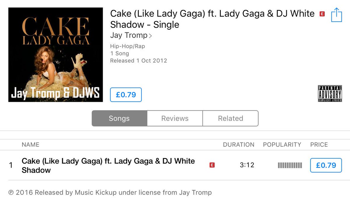 LADY GAGA on Twitter "'Cake Like Lady Gaga' has been unofficially