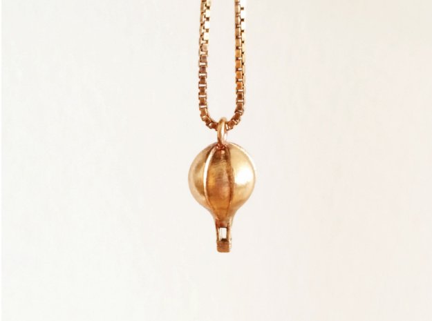 Get in the air with a 3d printed air balloon pendant <a href="/shapeways/">Shapeways</a>! shpws.me/M1t2 #shap3dbyme