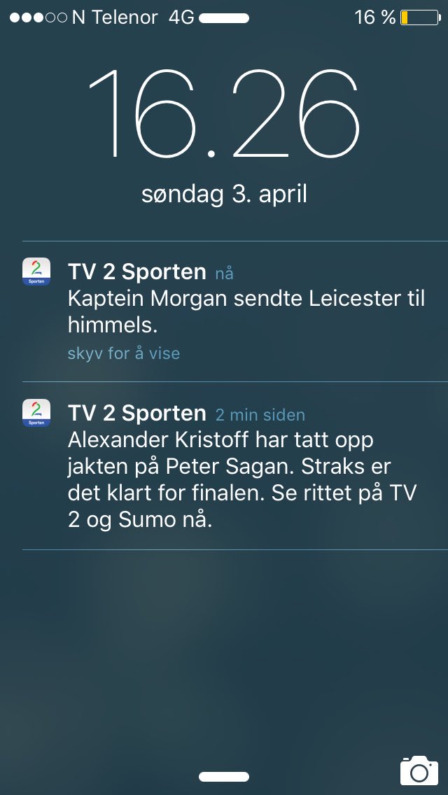 Erikjayodegaard's tweet photo. TV sporten glimter til https://t.co/j6z1TOwcSM