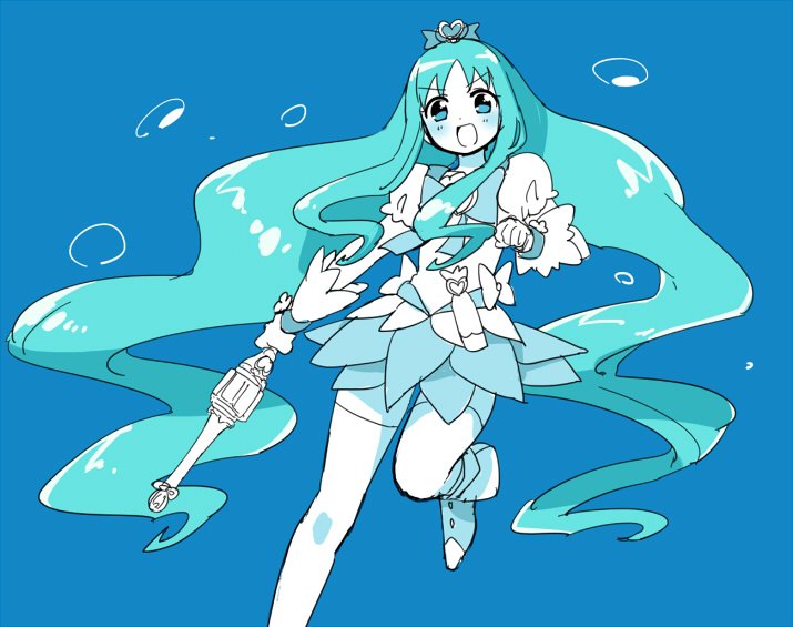 キュアマリン #プリキュア版深夜の真剣お絵描き60分一本勝負 