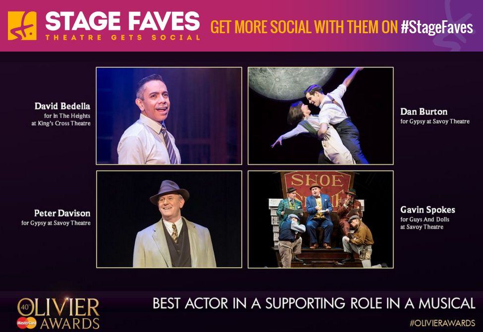 StageFaves's tweet photo. How well do you know #BestSupportingActorInAMusical nominees? https://t.co/iDeUIjobfK #OlivierAwards #StageFaves https://t.co/OtwA0xlkZM