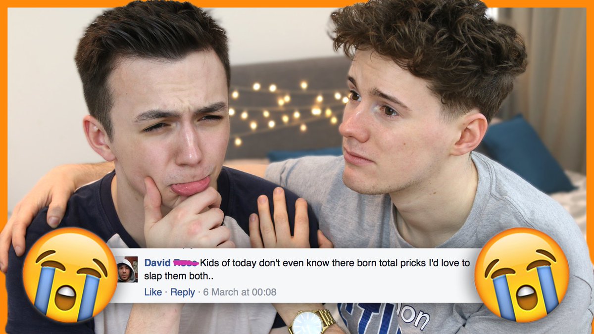 Samkingftw's tweet image. REACTING TO MEAN HATE COMMENTS W/ @harryseaton 

youtu.be/v4IAbqqnj-k

Don't worry, Harry only cries twice...