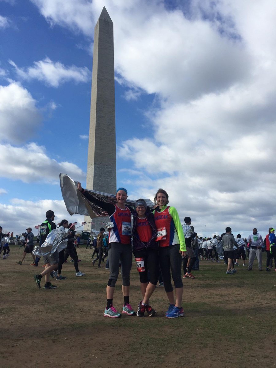 AUClubXCTF's tweet photo. Some of our runners took on the @CUCB   #cherryblossom10miler! Here is a pic of some of our finishers: https://t.co/l9ynzORklN