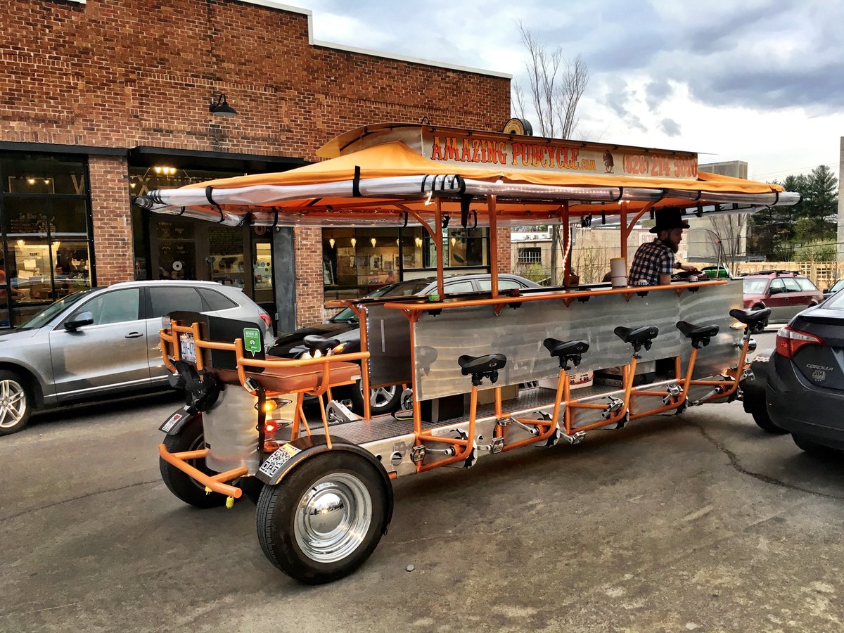 stephsharp5's tweet image. #Asheville beer-powered transport. Your chariot awaits! #beercity