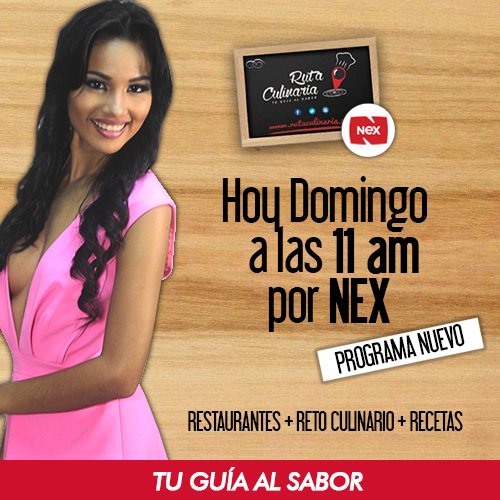 Sintoniza en este momento NEX y disfruta de nuevo programa de Ruta Culinaria!
El programa gastronómico de Panamá #TV