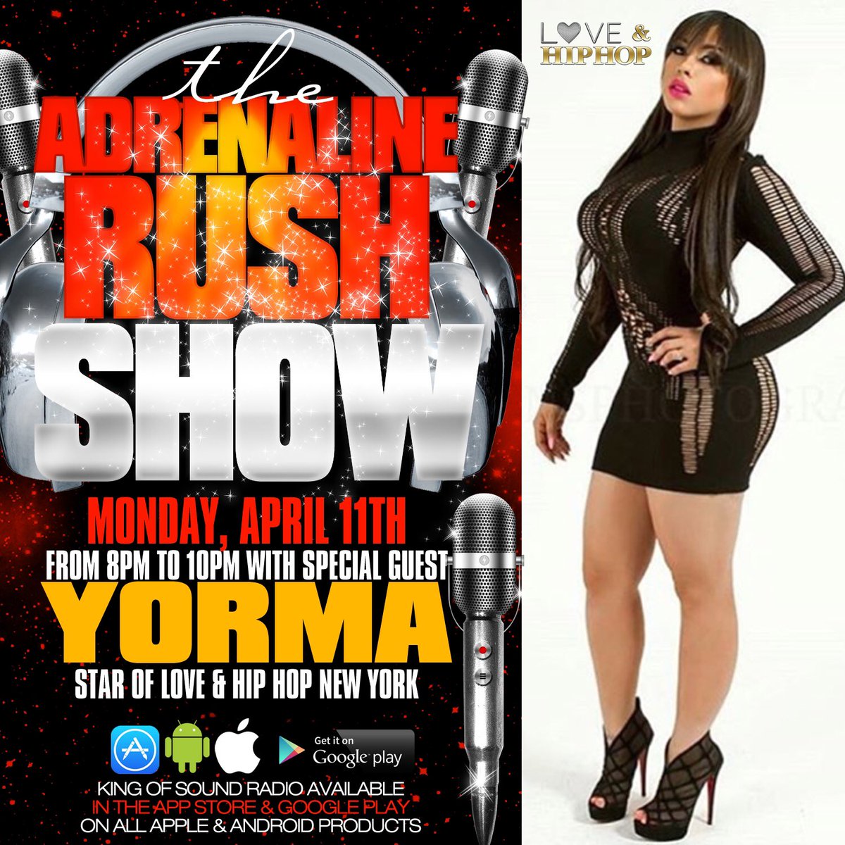 kosradio2015's tweet photo. Catch @Rushdullah LIVE INTERVIEW with #Yorma April 11th 8pm on https://t.co/qgNyqJad6f #AtlanticCity https://t.co/4ABHVeNwMz