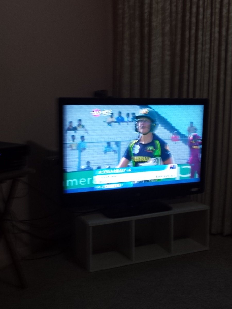 oddaussie67's tweet image. Watching the game Australia Vs West Indies 20/20 women's Cricket finals