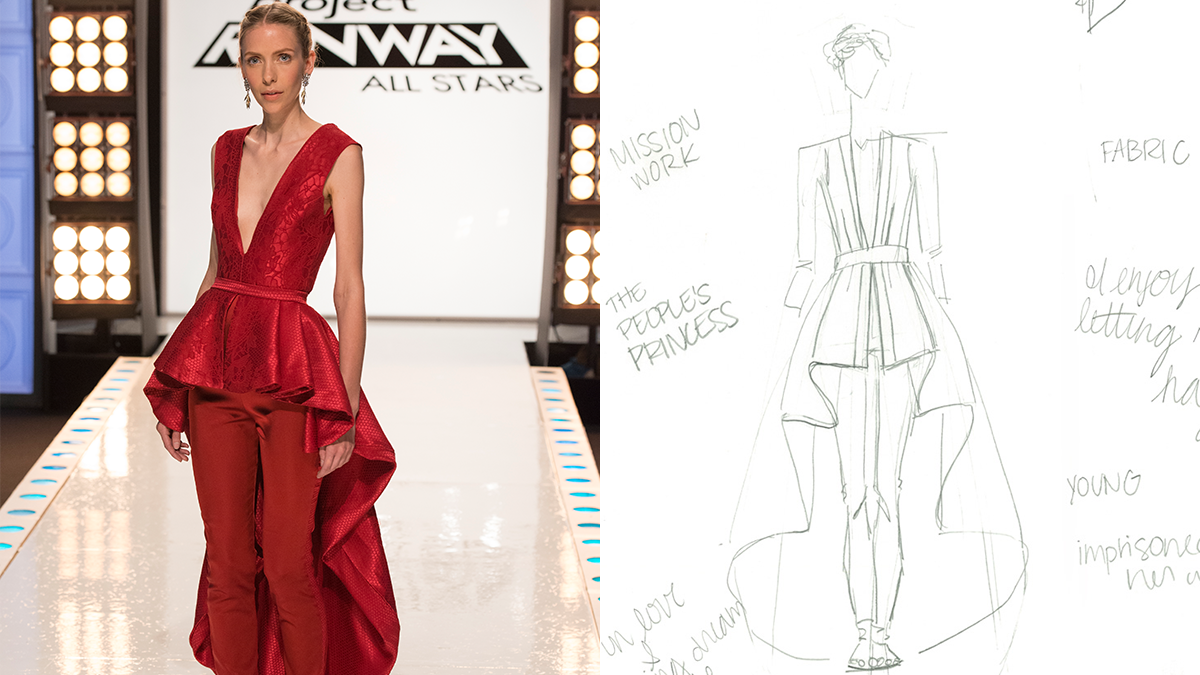 ProjectRunway's tweet photo. This is our kind of fairytale princess! #DesignerAsha #PRAllStars https://t.co/D8HKVGVNCB