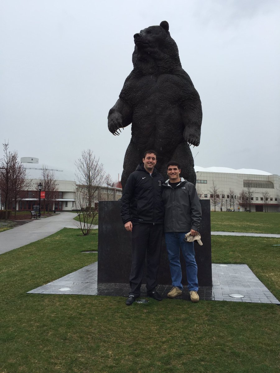M_Kriteman's tweet photo. Thank you @Coach__Parsons for the visit yesterday. Had a great time seeing Brown! https://t.co/MfX96cIMwn