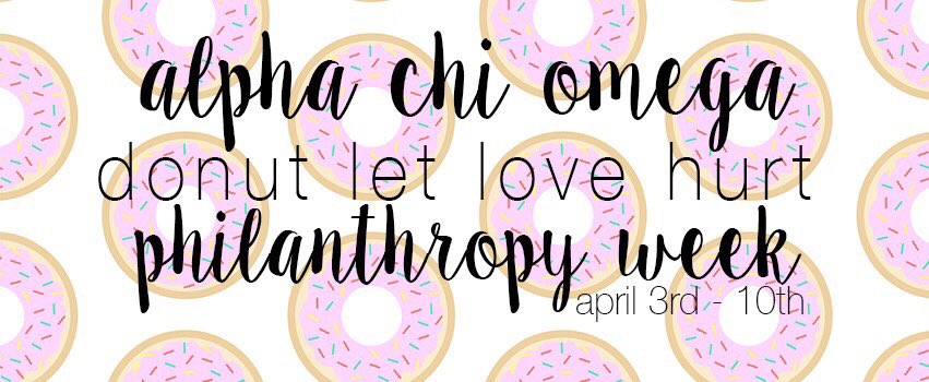 AXO_HighPoint's tweet photo. Today starts our Philanthropy Week!! Come out and support our cute gals and domestic violence awareness!!! https://t.co/SI0OtdxFTW