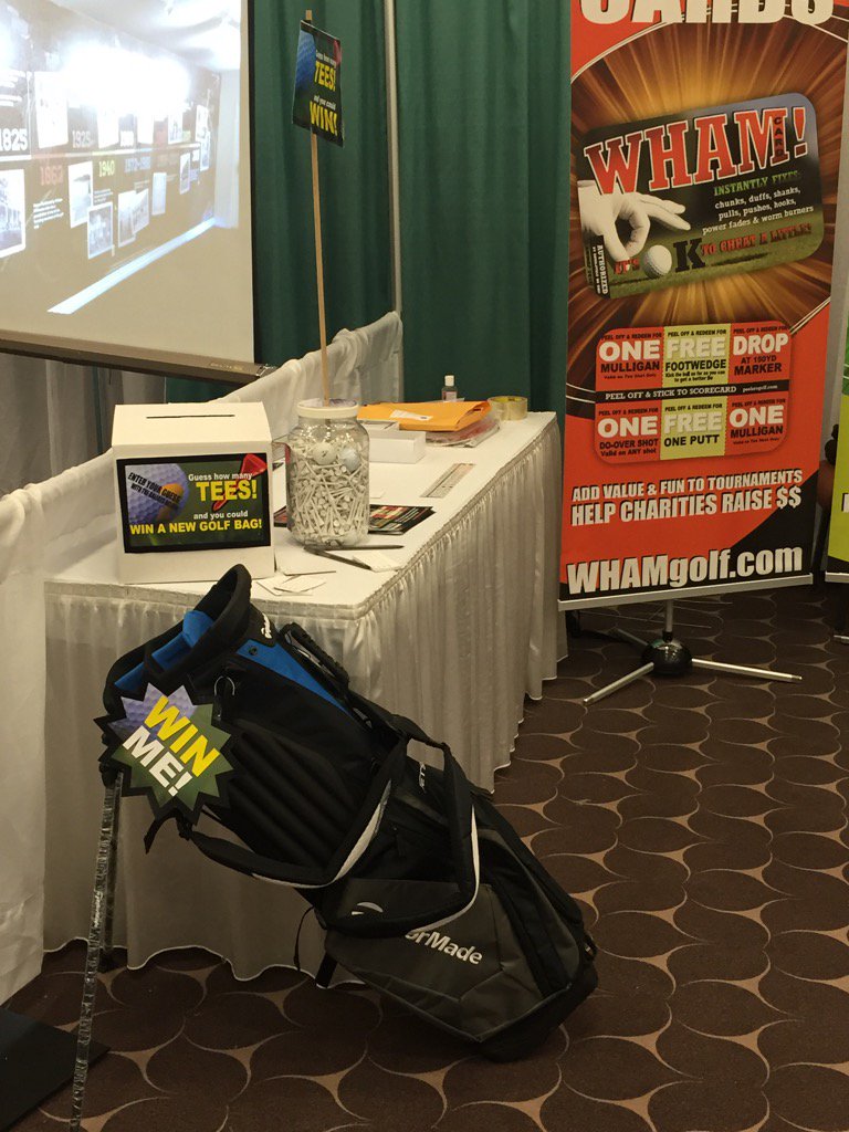 Guess how many tees in the bucket for a chance to win a  #TaylorMade golf bag at the #AtlanticGolfEXPO #CasinoNB