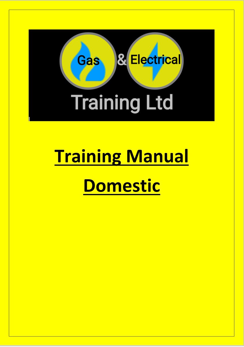 GasElectrical's tweet image. Training manual now available