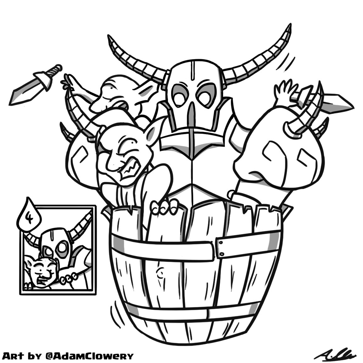 Clash Royale Pekka Coloring Pages Coloring Pages