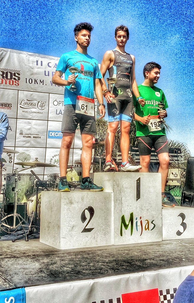 adri_johansen's tweet photo. Carrera villa De mijas 10k 1°Clasificado y para cerrar la mañana salida en bici con los crack de @TriFuengirola https://t.co/A3immIonhN