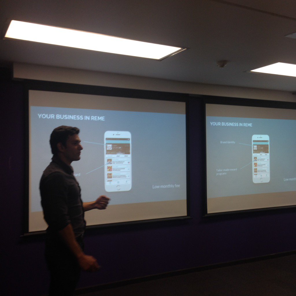 Nicole_Chowles's tweet photo. The team from ReMe kicking butt with their pitch! https://t.co/AsGAv2VLiM