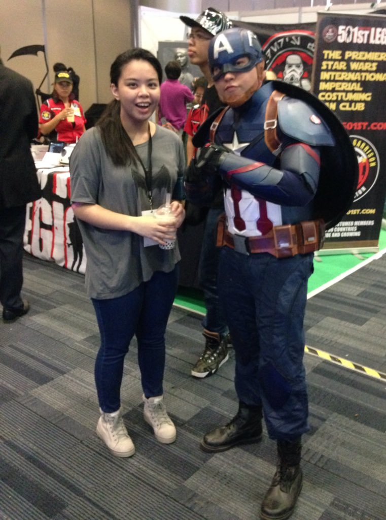 BRWLVS's tweet photo. Saw the two opposing sides today #NexCon3
I couldn't pick which side I should be in for civil war yet ππ https://t.co/MIto9khWHr