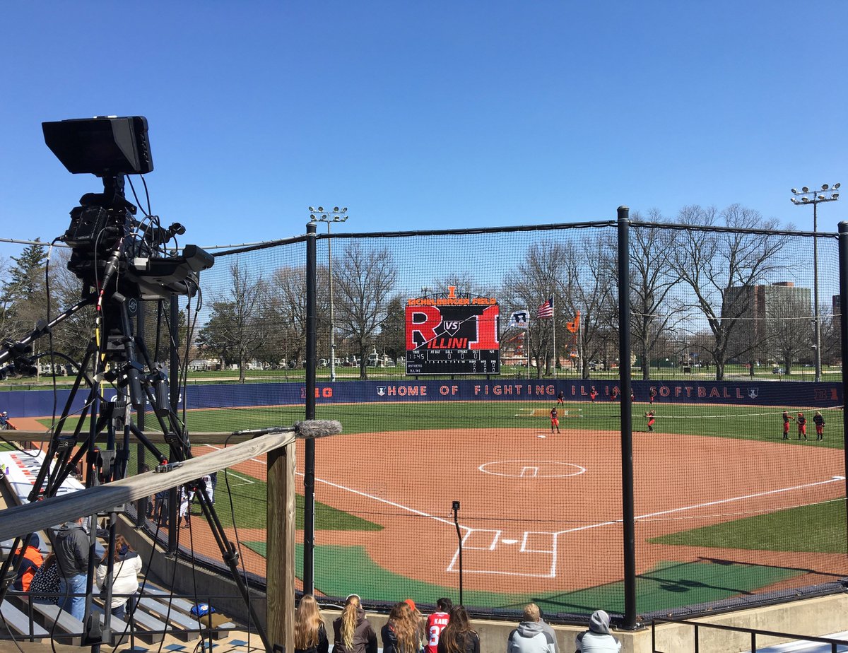 IlliniSB's tweet photo. If you can't make it to Eichelberger Field today, remember you can catch your #Illini on @BigTenNetwork! #B1GSB https://t.co/qRpJuVmQ58