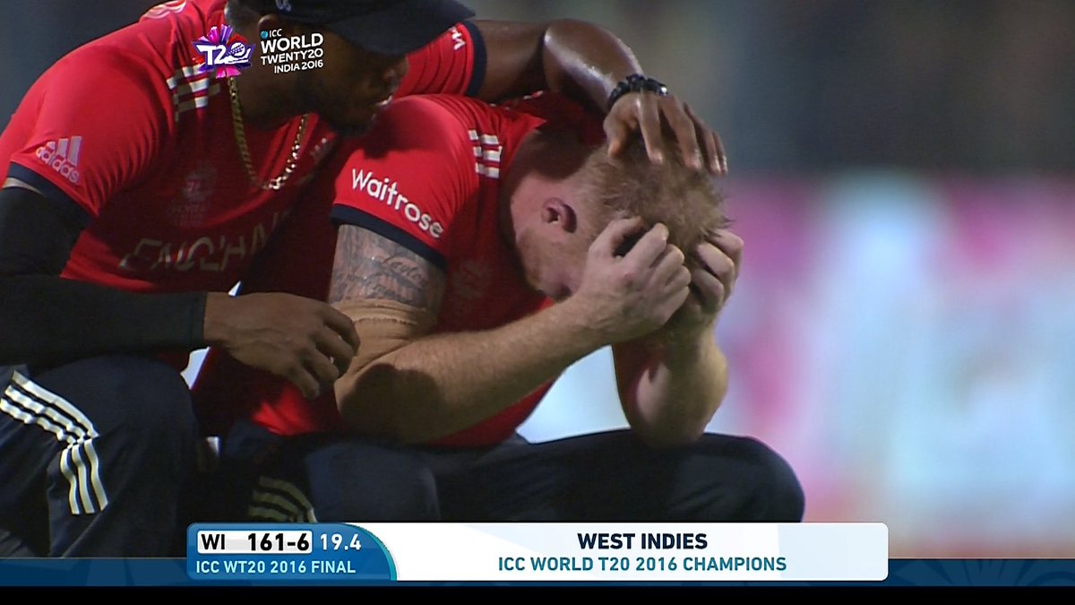 ICC's tweet photo. Absolute heatbreak for #ENG - what a finale. #WI win the 2016 #WT20 #ENGvWI https://t.co/goF4wRad42