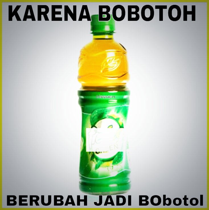 <a href="/AremaMeme/">Simbol Pemersatu !</a> karena BOBOTOH berubah jadi BObotol #AlasanPersibKalah