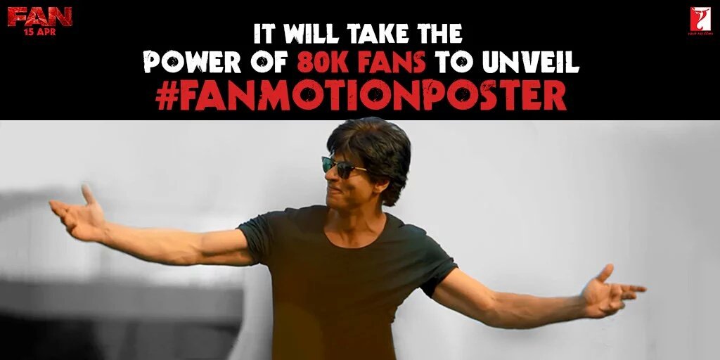 Sarveshsrkk's tweet photo. We're just 1.5K FANS away from #FanMotionPoster! Aren't you eager to see it already? #13DaysForFAN @iamsrk @yajas24 https://t.co/XprAmdL9aV