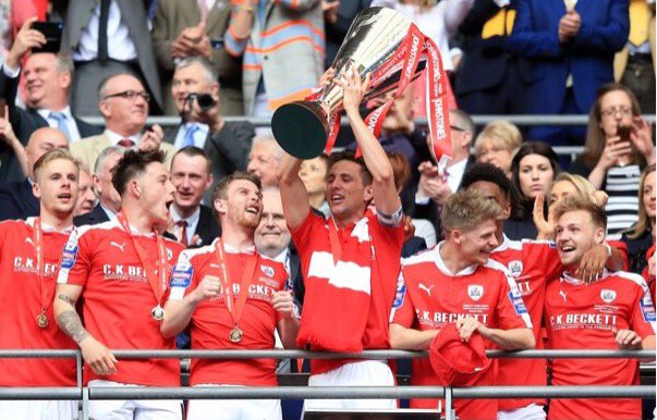 C103Cork's tweet photo. Proud day for #Bandon as @ConorHourihane captains @bfc_official to cup glory at @wembleystadium #C103Sport https://t.co/9NVWnmRNk3