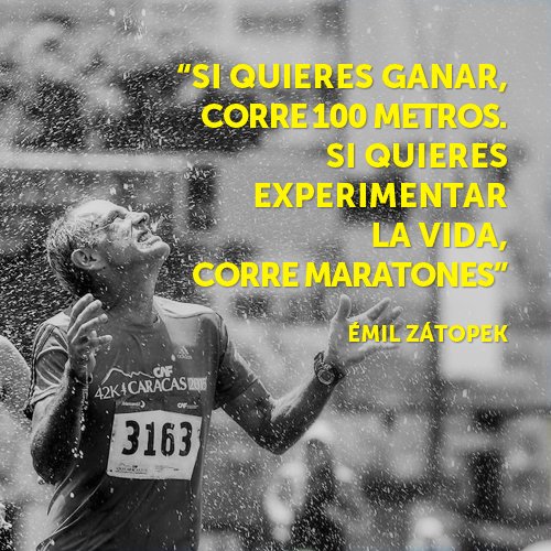 maraton_CAF's tweet photo. Ya solo quedan 3 semanas, y esta frase nos #motiva para el gran día #MaratónCAF #YoCorroCAF https://t.co/DaWlh6ZSZK