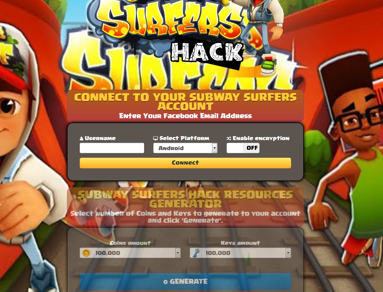 SUBWAY SURFERS (Fully Hacked)