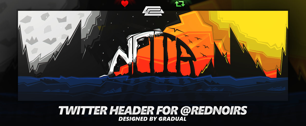 GARDNERstudio's tweet photo. Another twitter header for @RedNoirs_
Everything pentooled!
Feedback is dope;) https://t.co/cHL2lhzWoB