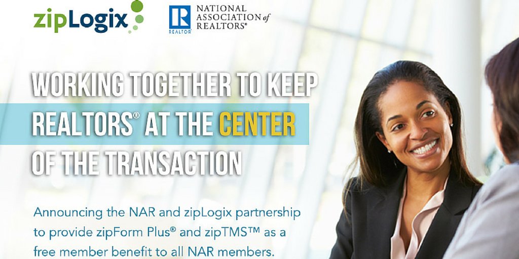 zipLogix's tweet image. Learn about the latest member benefit from @REALTORS to you @zipForm® Plus and zipTMS™ zipform.com/narbenefit