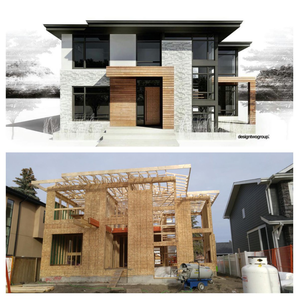 StyleLabYEG's tweet photo. We love how how this house is taking shape in Glenora. #yeginfill #yeg #prairiemodern
#architecture #Glenora #custom https://t.co/7WhULg47MO