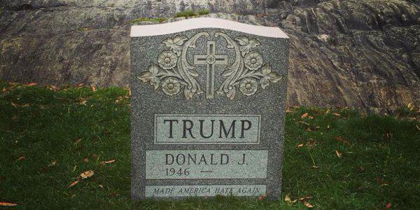 Limportant_fr's tweet image. New York : une pierre tombale pour Trump érigée au Central Park 🇺🇸 limportant.fr/infos-culture/…