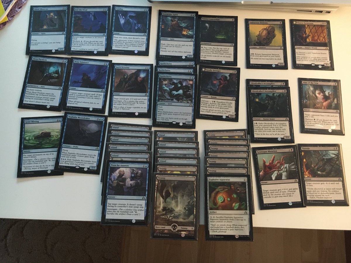 xenos88's tweet photo. Went 5-0 at pre-release in Oulu by chaining rattlechains :D. #MTGSOI #MTGprerelease #Prerelease #MTG https://t.co/EKszEUCwZ1
