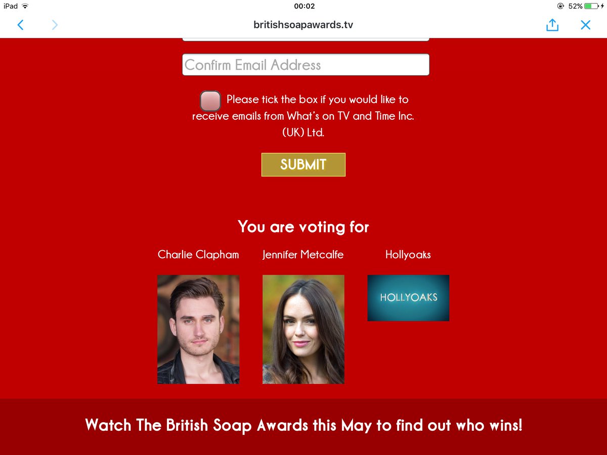 laurynlxuisee's tweet photo. 💖💖 #BritishSoapAwards #hollyoaks @CharlieClapham @Juliekazbah @missjenjomet @Hollyoaks ☺️ https://t.co/cIfeDeVqtY