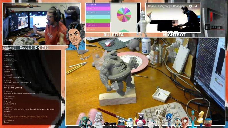 matazombi77's tweet image. [ESP/ENG] Javixae &amp;amp; agrat3 Creative #Skulpt #Paint #happyStream 
@javixae