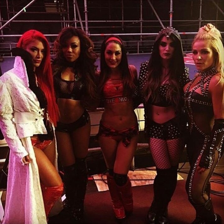 queens_nikki_br's tweet photo. They slayed👊❤ @BellaTwins @AliciaFoxy @RealPaigeWWE @NatbyNature #totaldivas #teambrie #wrestlemania32 #thankyoubrie https://t.co/cFr4WvoG7j