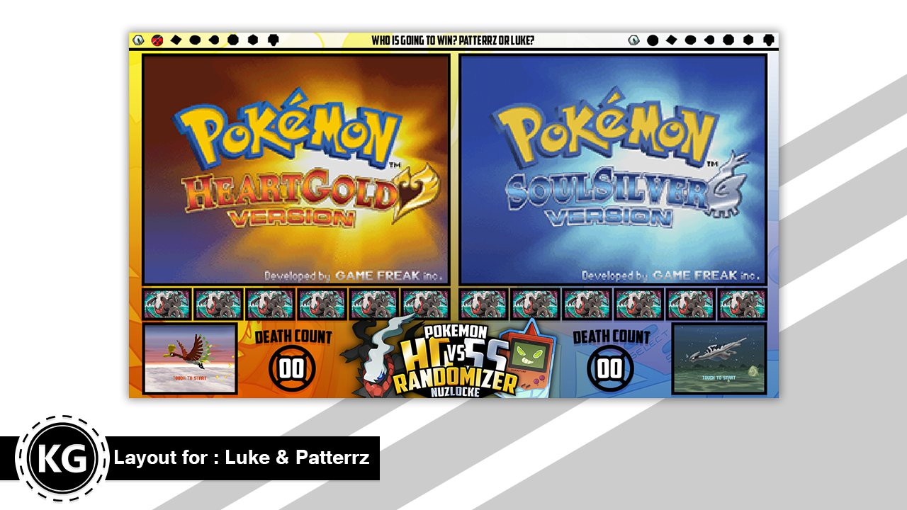 KG on X: Series package for @GameboyLuke´s and @Patterrz´s 5th versus!!  Heart gold & Soul Silver randomizer nuzlocke versus!!   / X