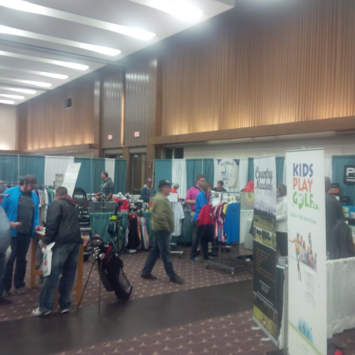 Great day at the NGCOA Atlantic Golf Expo in Moncton!