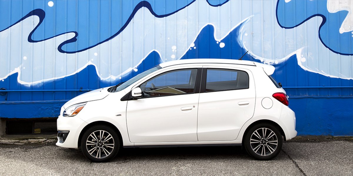MitsubishiCAN's tweet photo. Meet the Mirage, a different take on adult colouring in the city. #BuiltBetter #BackedBetter https://t.co/cxpPjkjptW