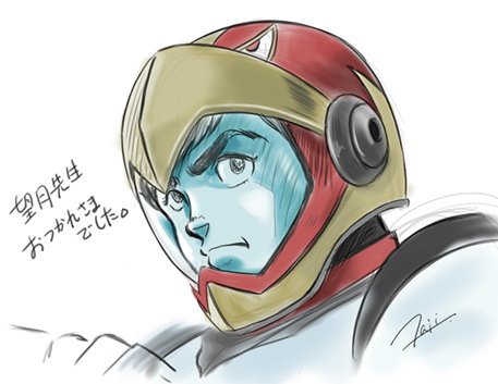 Twitter पर Hideki Tajima たじやん 望月先生の訃報を今知る 最初に二輪に興味を持ったのも実は仮面ライダーではなく実写版ワイルド７だったし 一番好きなレースアニメはマシンハヤブサだった その主人公の隼剣を落書き 大好きでした ありがとう望月先生