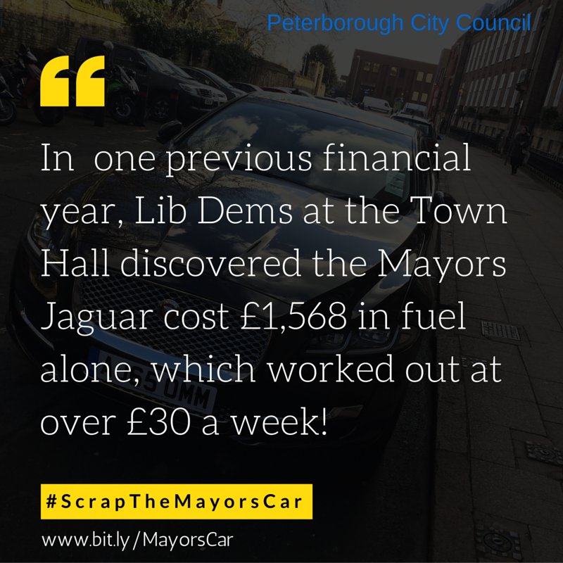 Darren_Fower's tweet photo. We @BoroLibDems have previous on this matter! #ScrapTheMayorsCar #AddYourSupport https://t.co/2vGjDST1kL https://t.co/OLstFbnQIh
