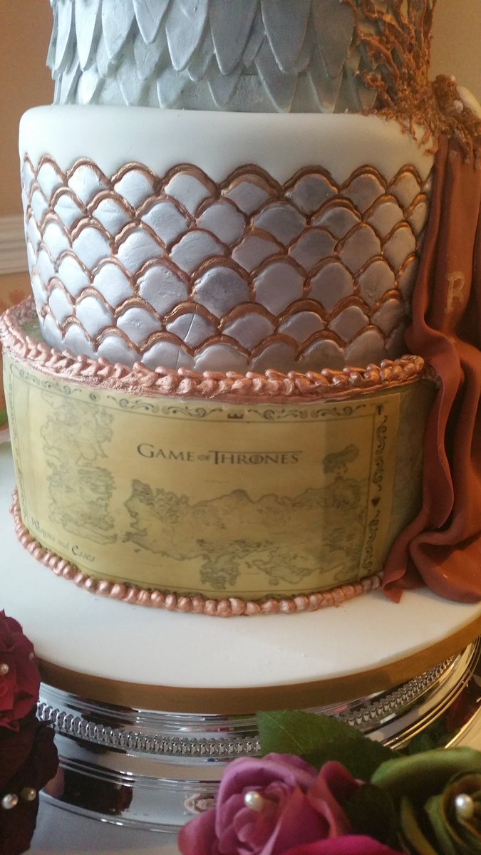 RayBurton66's tweet photo. Closer look at cake @GameOfThrones https://t.co/9bXf5rLZ1B