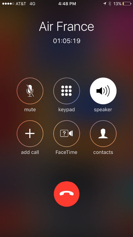 philippenew's tweet photo. @AirFranceUS @AirFranceFR THIS IS HOW LONG I waited on hold before hanging up in frustration. INCROYABLE https://t.co/xo4fsgTaUh