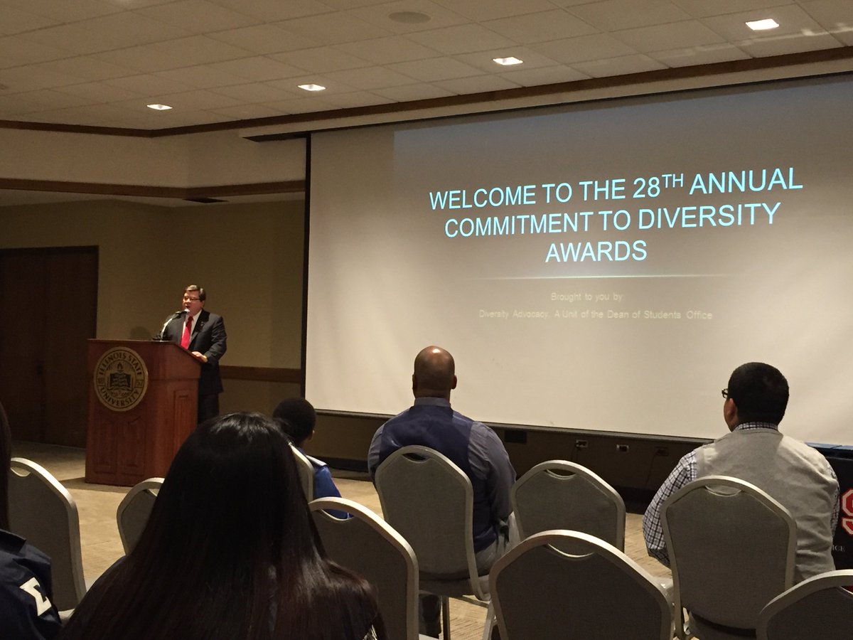 ArtMunin's tweet photo. 28th Annual Commitment to Diversity Awards Ceremony @IllinoisStateU!!! @DivAdvoISU #DownWithTheDoS #RedbirdProud https://t.co/nH2lWinWOs