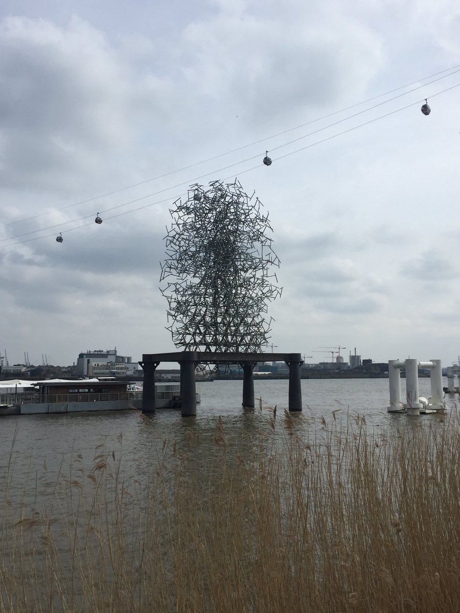 ChloefHoward's tweet photo. Another Gormley spotted on #theline @AnthonyGormley - amazing! https://t.co/krVkrLsl3j
