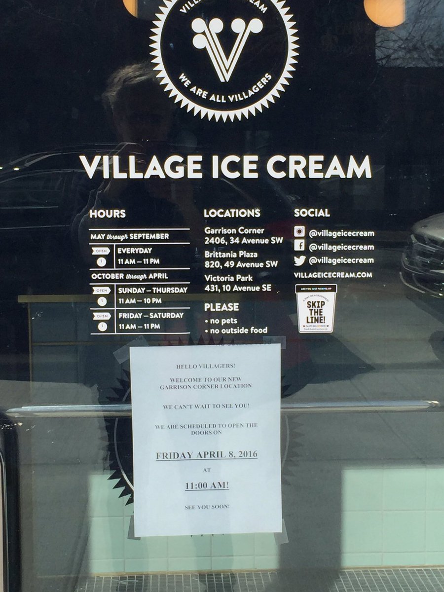 5 more sleeps!!! #walkingdistance #icecreamallthetime @Villageicecream