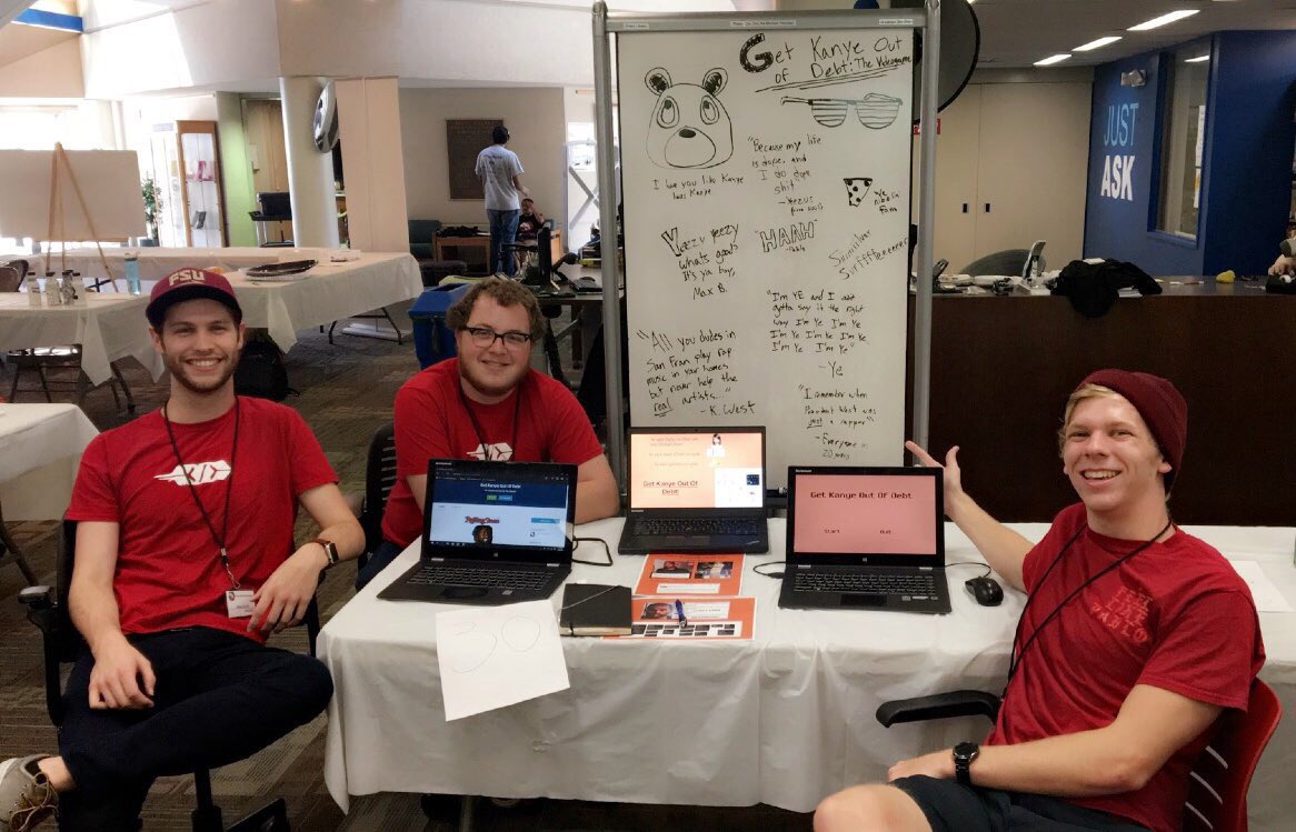 _masoncsmith_'s tweet image. Dropped the greatest game of all time this morning: Get Kanye Out Of Debt🔥 #HackFIT