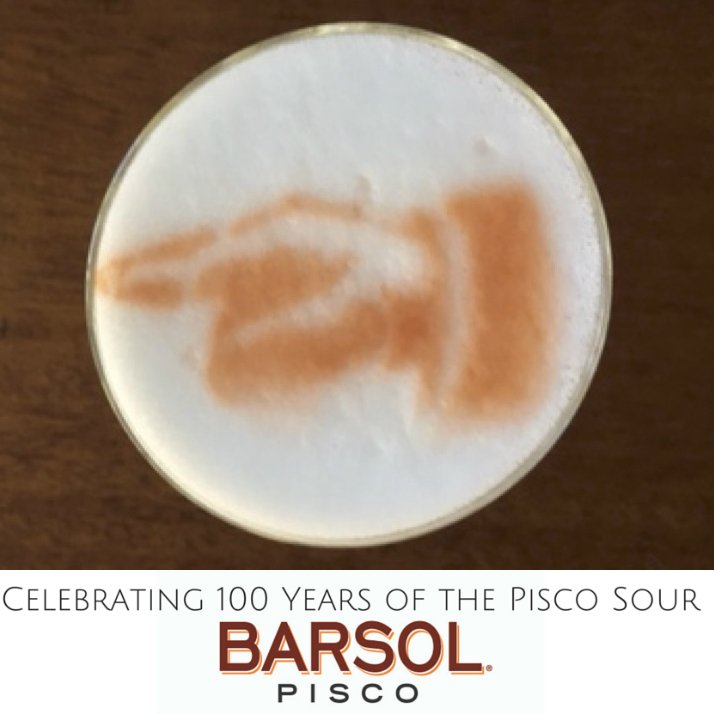barsolpisco's tweet photo. .@ComstockSaloon’s take on the classic #Pisco Sour. 

#BARSOL #100YRSPISCOSOUR https://t.co/kWEGi1BDKn